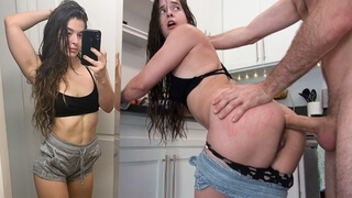 ПЕРВЫЙ РАЗ АНАЛ Приводит К Множественным Анальным Оргазмам - Abbie Maley Ass Fucked By James Deen