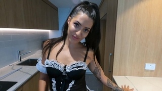 Dirty Maid Trailer - Full 15min video on my OnlyFans - Blowjob, Deep Throating, Fucking & Cum Shot!